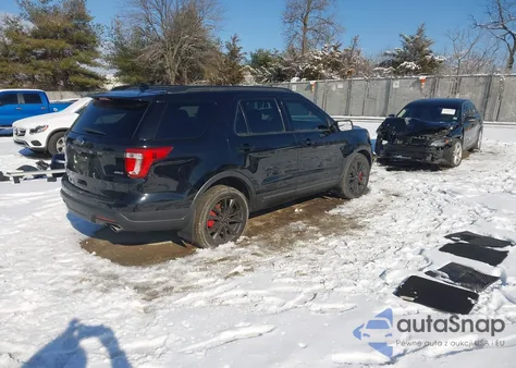 2018 Ford Explorer Xlt z USA, uszkodzony, nr VIN 1FM5K8D8XJGA10988